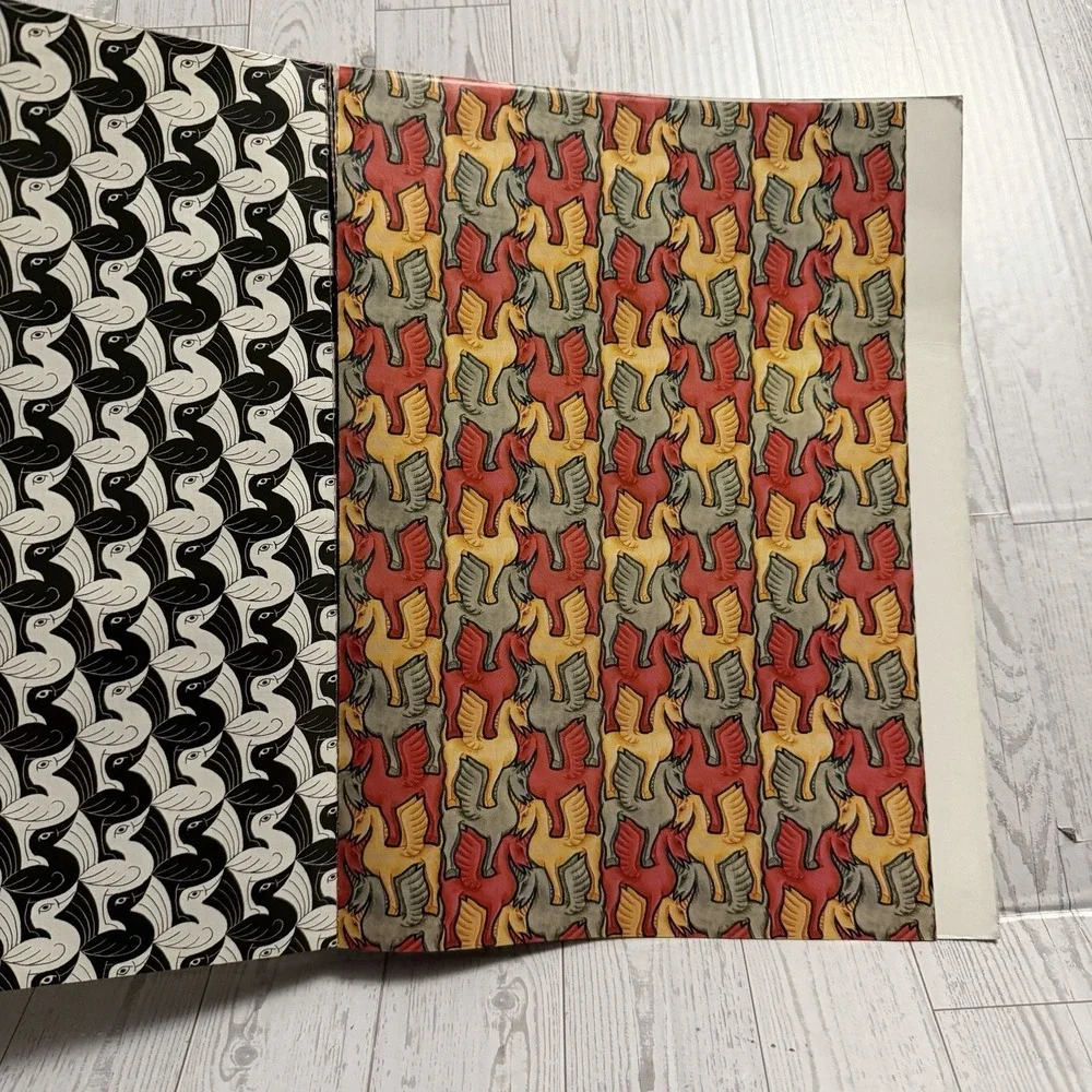 Giftwraps By Artists: M.C. Escher By Joost Elffers 1987 - Christmas Wrap